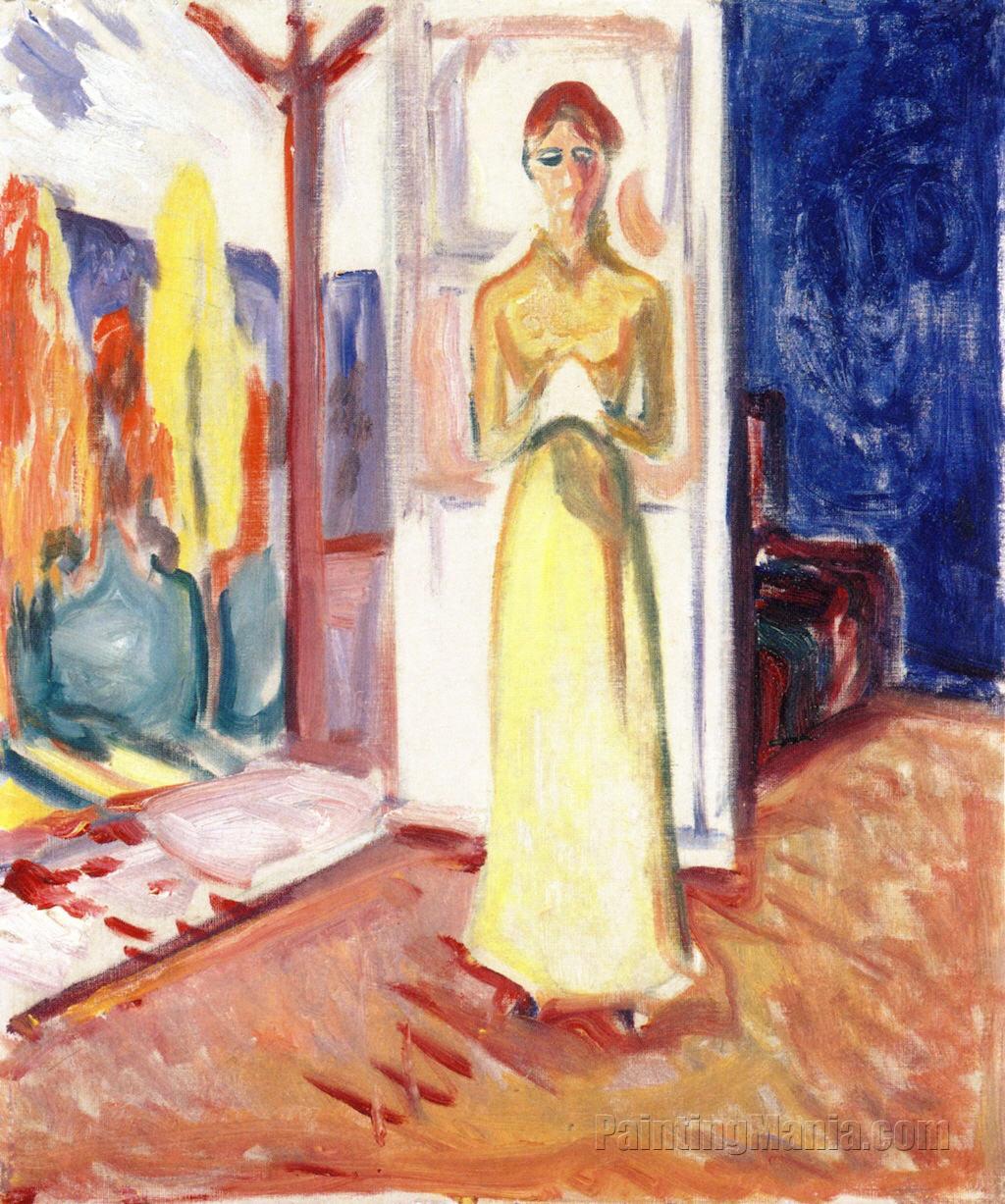 Woman Standing in the Doorway