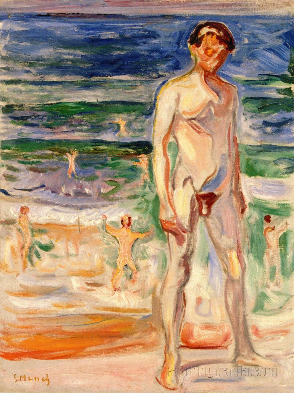 Young Man on the Beach 1908
