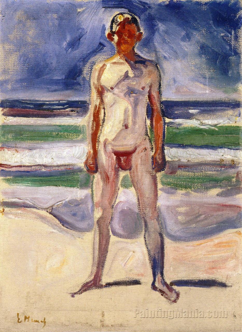 Young Man on the Beach (1908)