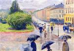 Karl Johan in the Rain