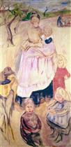 Mother with Children, Thuringen