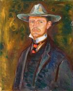 Self-Portrait in Broad Brimmed Hat