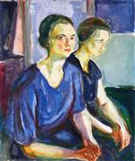 Two Women, Seated
