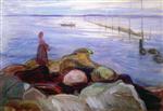 Woman by the Sea in Asgardstrand