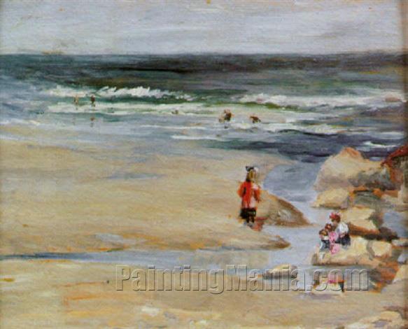 Children by the Seashore