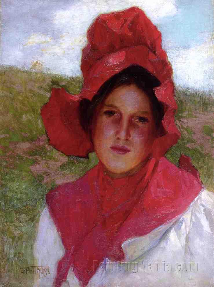 Girl in a Red Bonnet 2