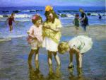 Three Girls at the Seashore