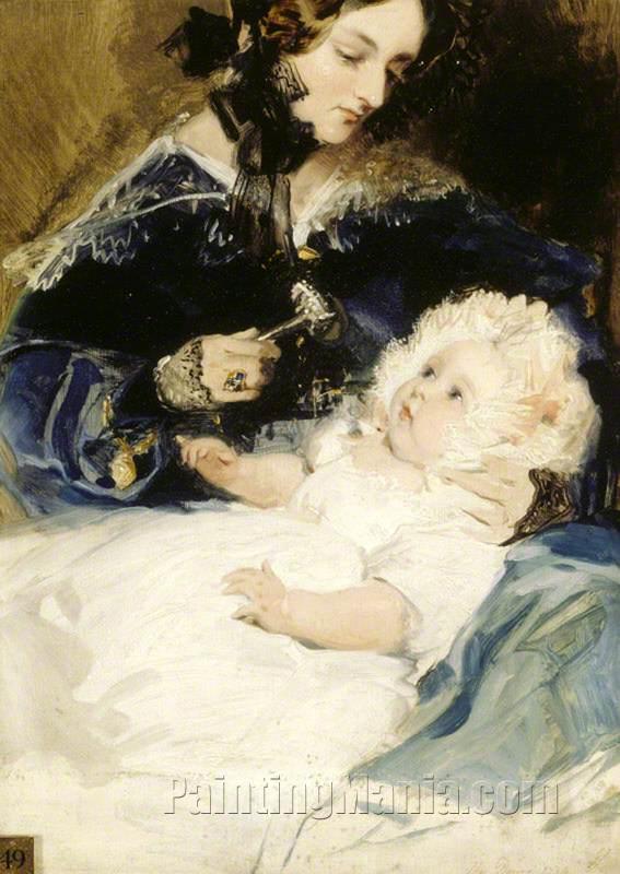 Lady with Her Daughter