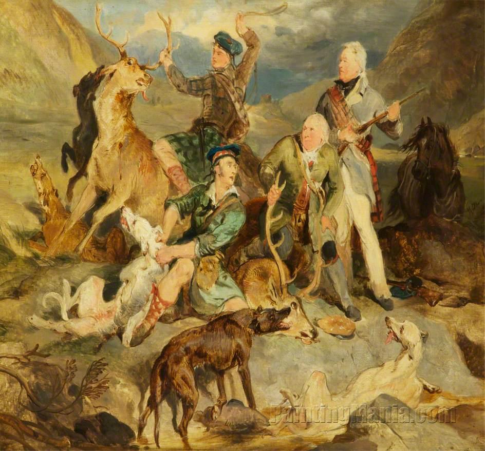 Taking the Deer: The Duke of Atholl with Foresters