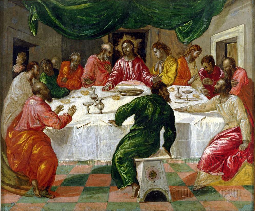 The Last Supper (Das letzte Abendmahl) - El Greco Paintings