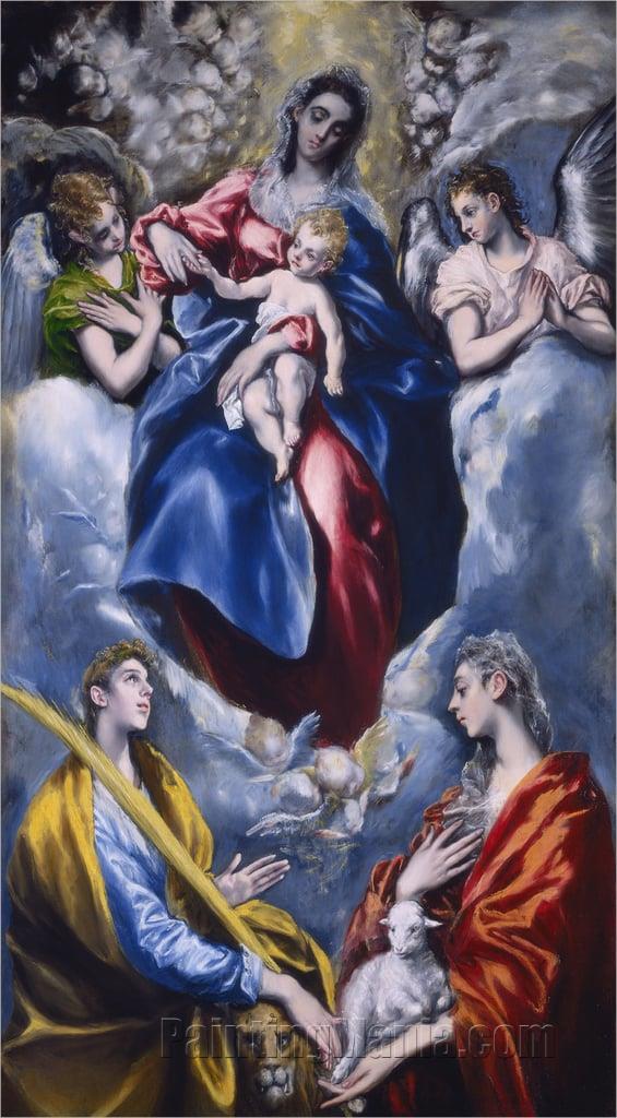 Madonna and Child with Saint Martina and Saint Agnes