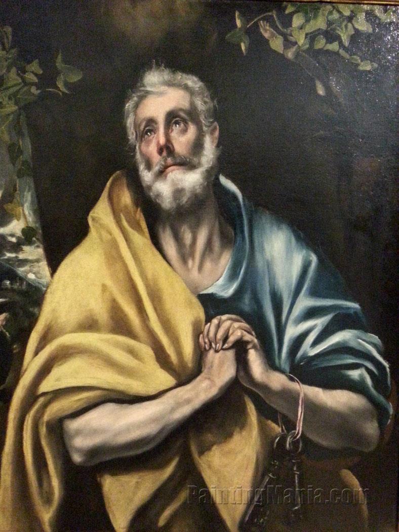 Saint Peter in Tears (detail)
