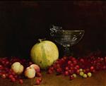 Still life with Cherries, Melon and Nectarines