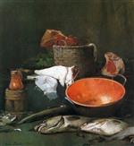 Still Life with Fish and Copper Bowl