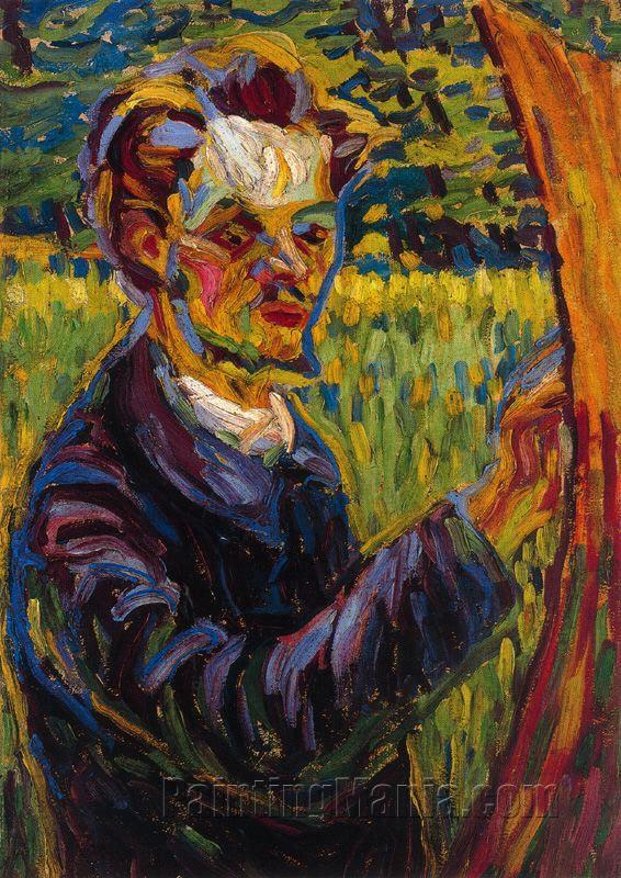 Portrait of Erich Heckel at the Easel