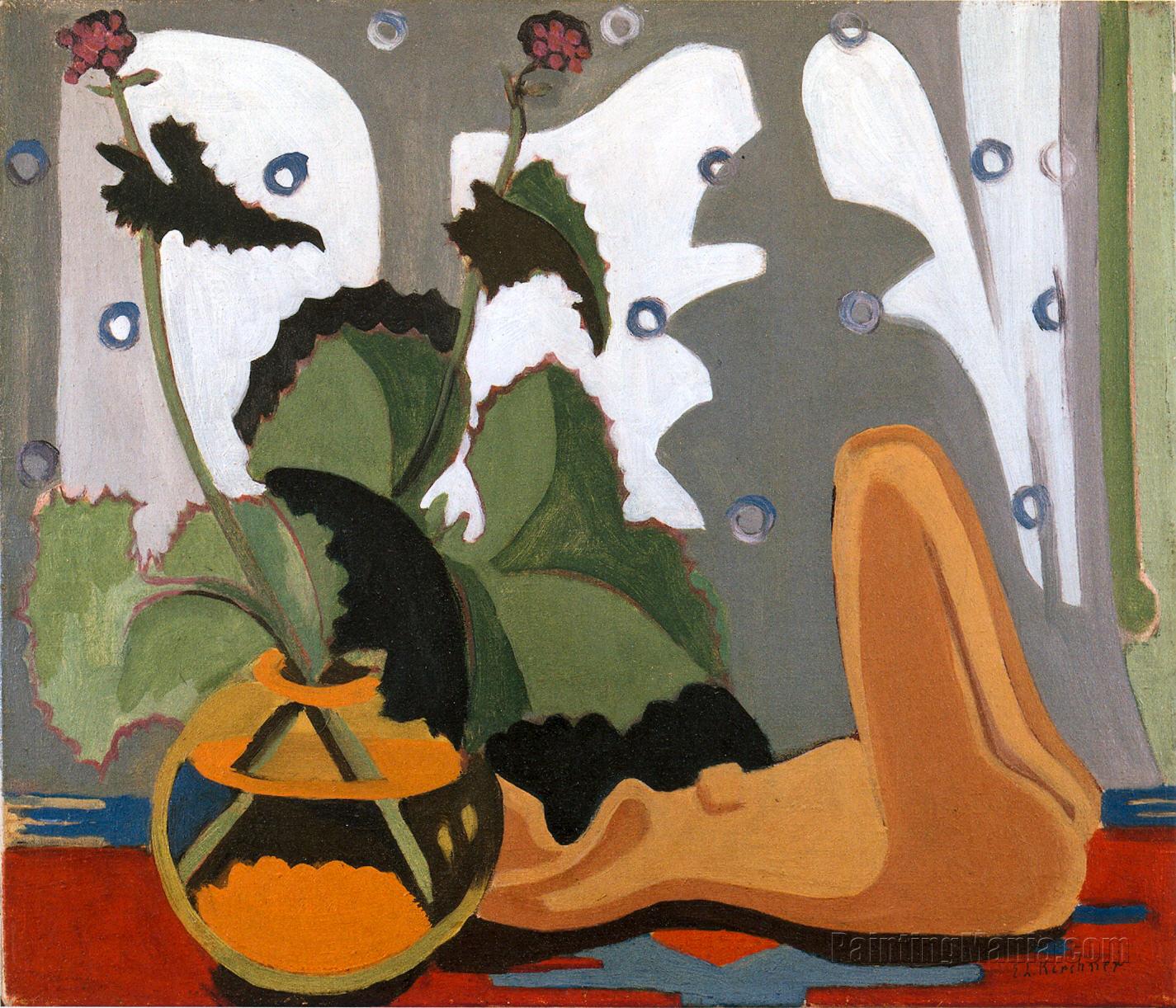 Stil-life with Sculpture in Front of a Window