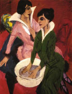 Two Women with Sink