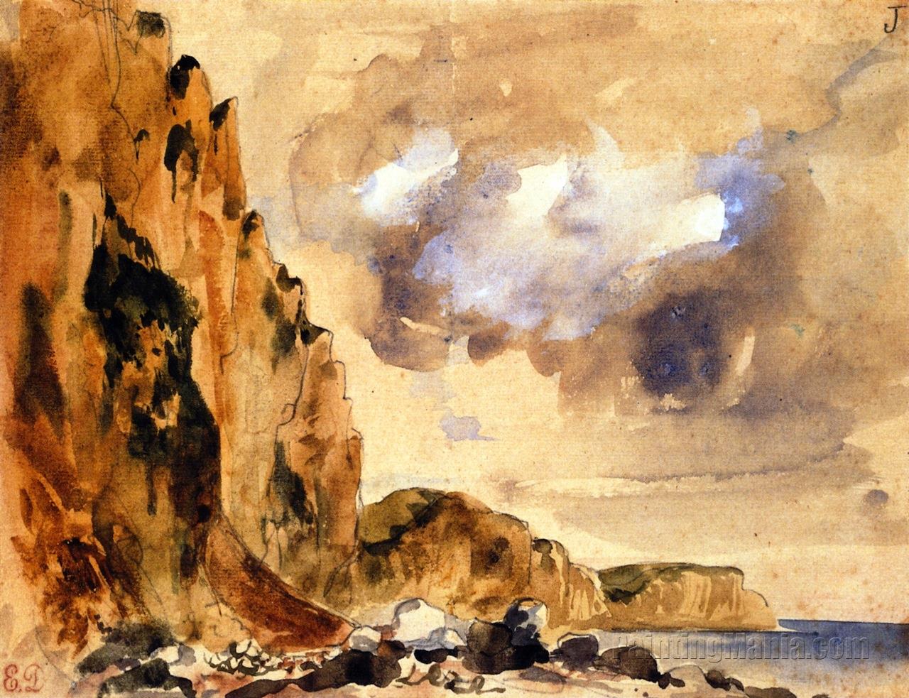 Cliffs in Normandy