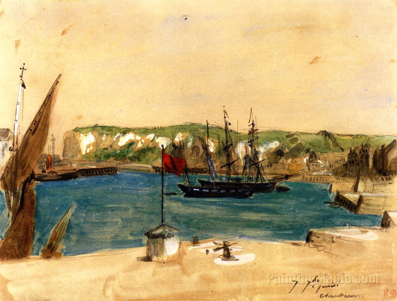 View of the Port of Dieppe