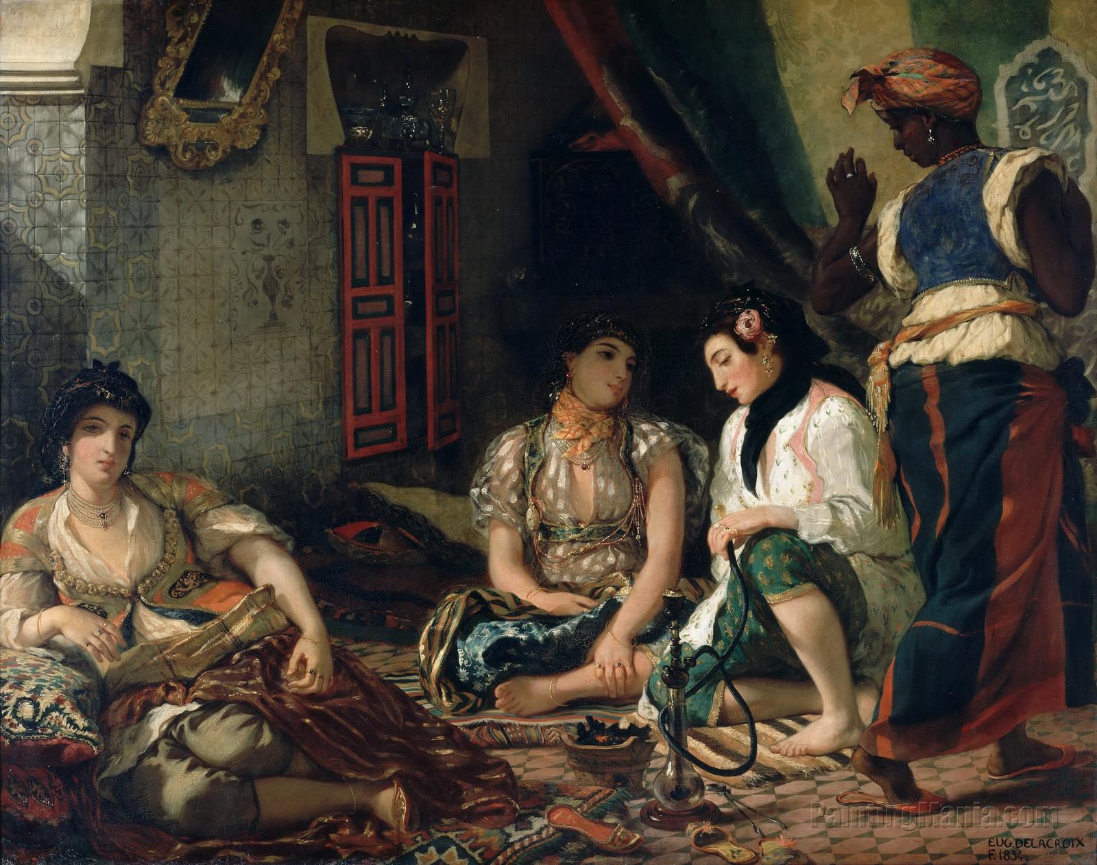 Women of Algiers in Their Apartment 1834