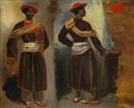 Two Studies of a Standing Indian from Calcutta