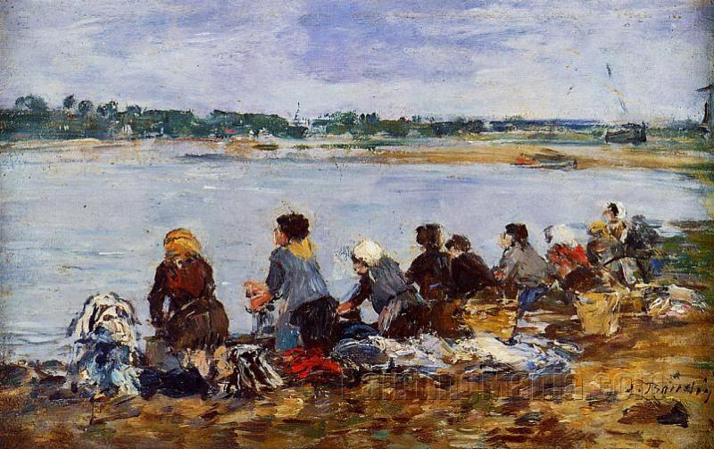 Laundresses on the Banks of the Touques 8