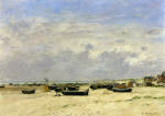 Berck, Boats aground on the Beach