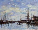 Deauville. the Harbor 1892