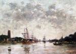 Dordrecht, La Meuse, View of Swandrecht