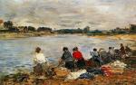 Laundresses on the Banks of the Touques 2