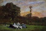 Luncheon on the Grass. the Family of Eugene Manet