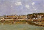 The Port of Trouville. the Market Place and the Ferry