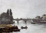 Rouen, the Pont Corneille, Fog Effect