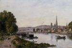 Rouen. View over the River Seine