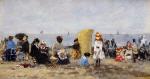 Trouville. Beach Scene (1881)