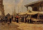 Trouville, Fish Market 1875