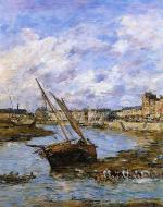 Trouville. the Inner Port. Low tide