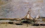 Trouville. the Jettys. Low Tide 1879