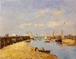 Trouville. the Jettys. Low Tide 1896