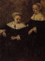 Two Woman (after Adriaen van Ostade)