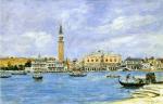 Venice. the Campanile. the Ducal Palace and the Piazzetta. View from San Giorgio