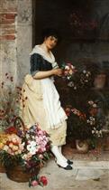 The Italian Flower Girl