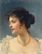 Portrait of Woman with Necklace