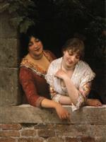 Young Venetian Ladies on the Balcony