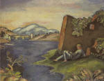 Idyll - Landscape with a Reclining Man