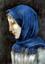 Woman in a Blue Shawl