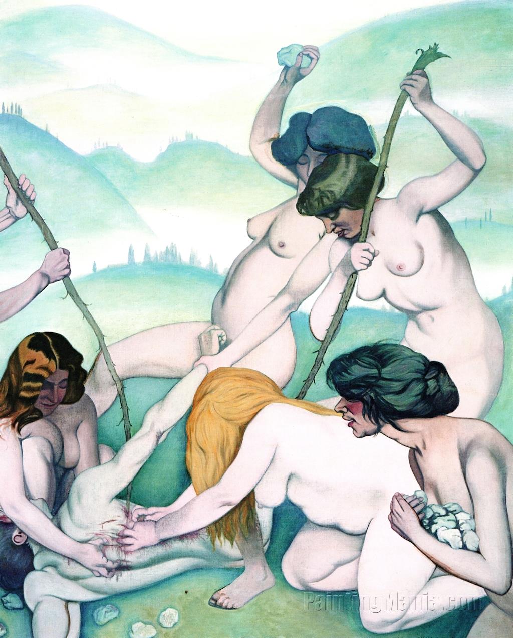 Slaying of Orpheus by the Maenads