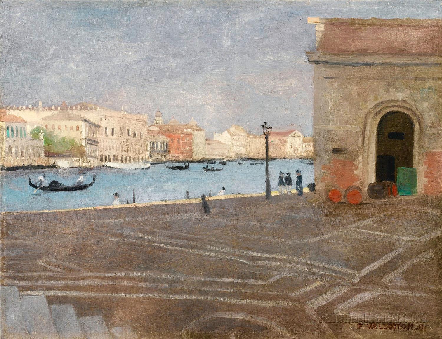 Venise, L'Ancienne Douane et le Grand Canal