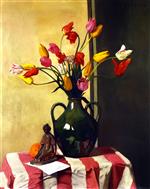 Tulips and a Statuette by Maillol
