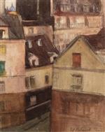 View from the windows of the Hotel St. George, Rue Bonaparte, Paris